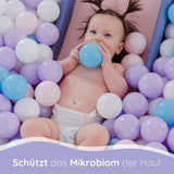 Bella Baby Happy Premiumblöjor, storlek 6, Junior Extra, 15+ kg, 96 st, DERMATEST och OEKO-TEX Seal, Babyblöjor för engångsbruk