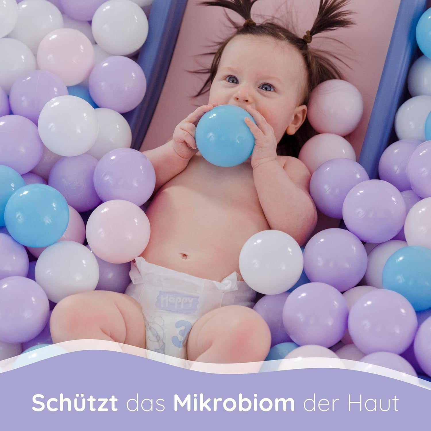 Bella Baby Happy Premiumblöjor, storlek 6, Junior Extra, 15+ kg, 96 st, DERMATEST och OEKO-TEX Seal, Babyblöjor för engångsbruk