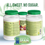 Stevia + Erythritol 1:2 sötningsmedel, 1G = 2G socker, 1 kg sötningsmedel Naty Shop