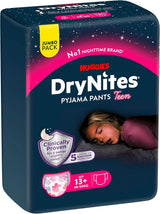 Huggies Drynites Nachtwindeln Bei Bettnässen, Für Mädchen Ab 13 Bis Ca. 17 Jahre (48-60 KG), 33 Stück (3X11), Jumbo-Monatspack, blöjbyxor XL Tillbehör Mat och amning Baby Naty Shop