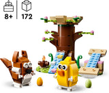 LEGO Spring Animal Playground, Byggset för fåglar och ekorrar, Treehouse-lekset för barn, Presentidé för 8-åriga pojkar och flickor, Djurset, Djurfigurer Leksak 40709 Byggset Beuche den LEGO-Store