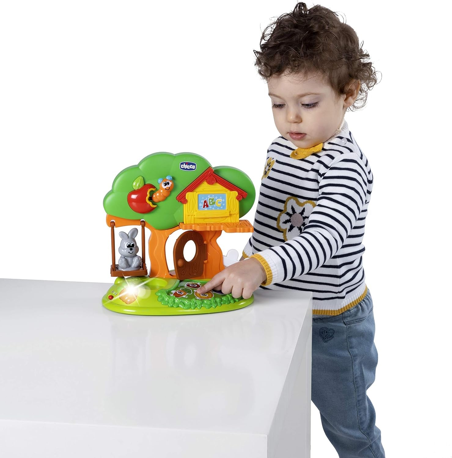 Chicco - Bunny House, elektronisk leksak, lekset, ålder 1-4 år Babyleksaker Naty Shop