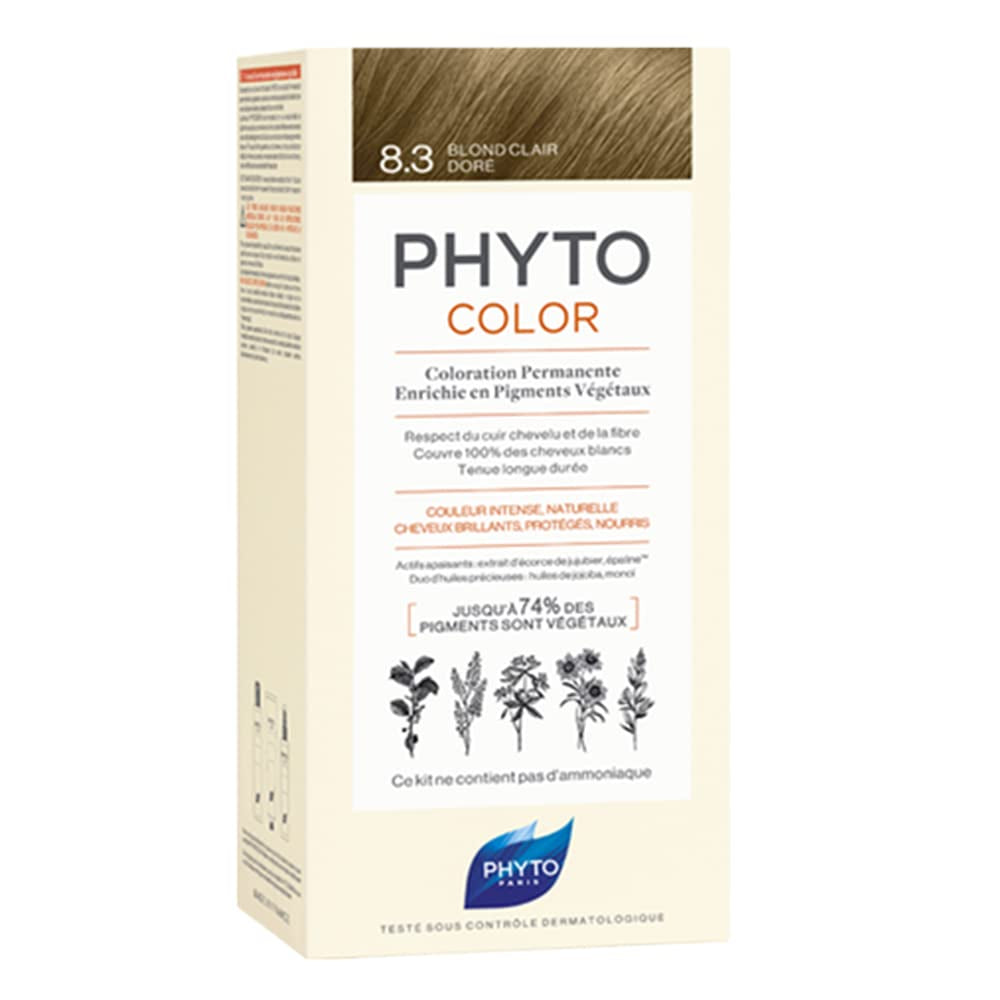 Permanent hårfärg, 5.3 Ljus Gyllene Brun Hårfärg Naty Shop 8.3 Ljus Gyllene Blond