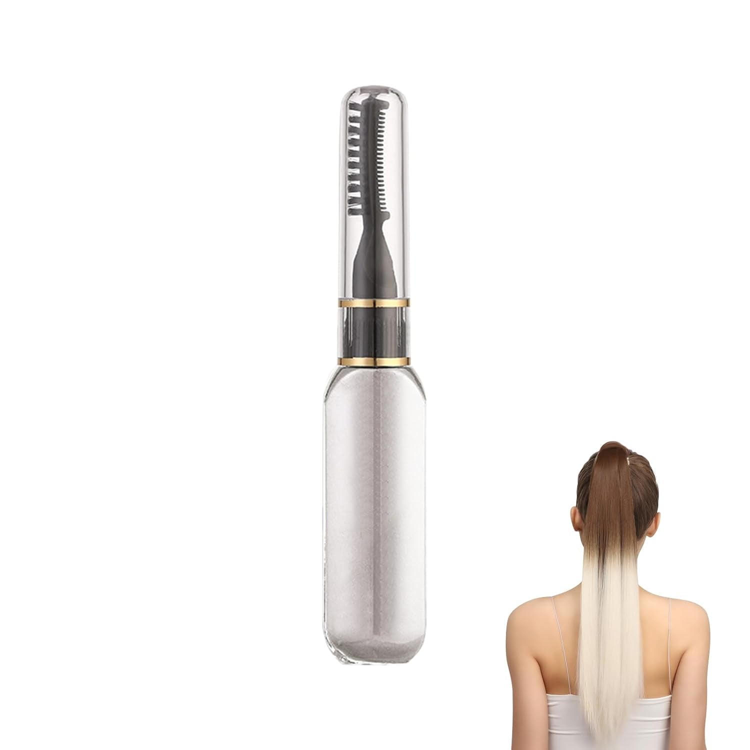 Hårfärgningsstift - Tillfällig hårfärg Krita Giftfri, tvättbar kam för flickor Hårmascara Hårfärgsuppsättning Vit Naty Shop Hårfärgning Standardtitel