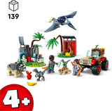 LEGO Jurassic World Rescue Center för babydinosaurier, set med små dinosauriefigurer inklusive Triceratops, Ankylosaurus och Velociraptor, byggpresent för pojkar och flickor från 4 år 76963 Byggset Besuche den LEGO-Store