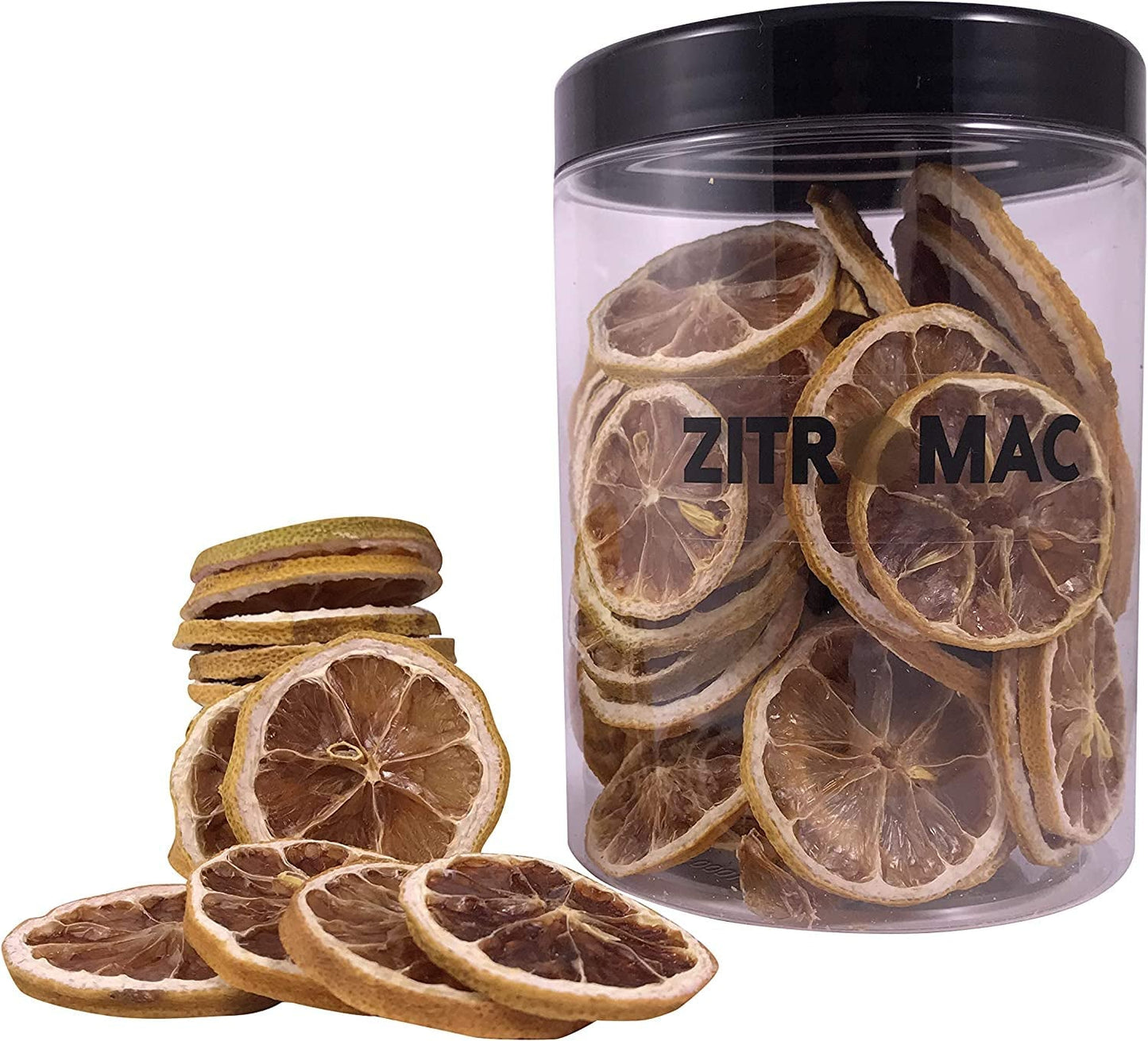 45 g torkade citronskivor, torkade fruktskivor för cocktails, torkade citroner till juldekoration, glögg, te, bakning|100 % naturliga torkade citroner Torkade produkter Naty Shop 90G