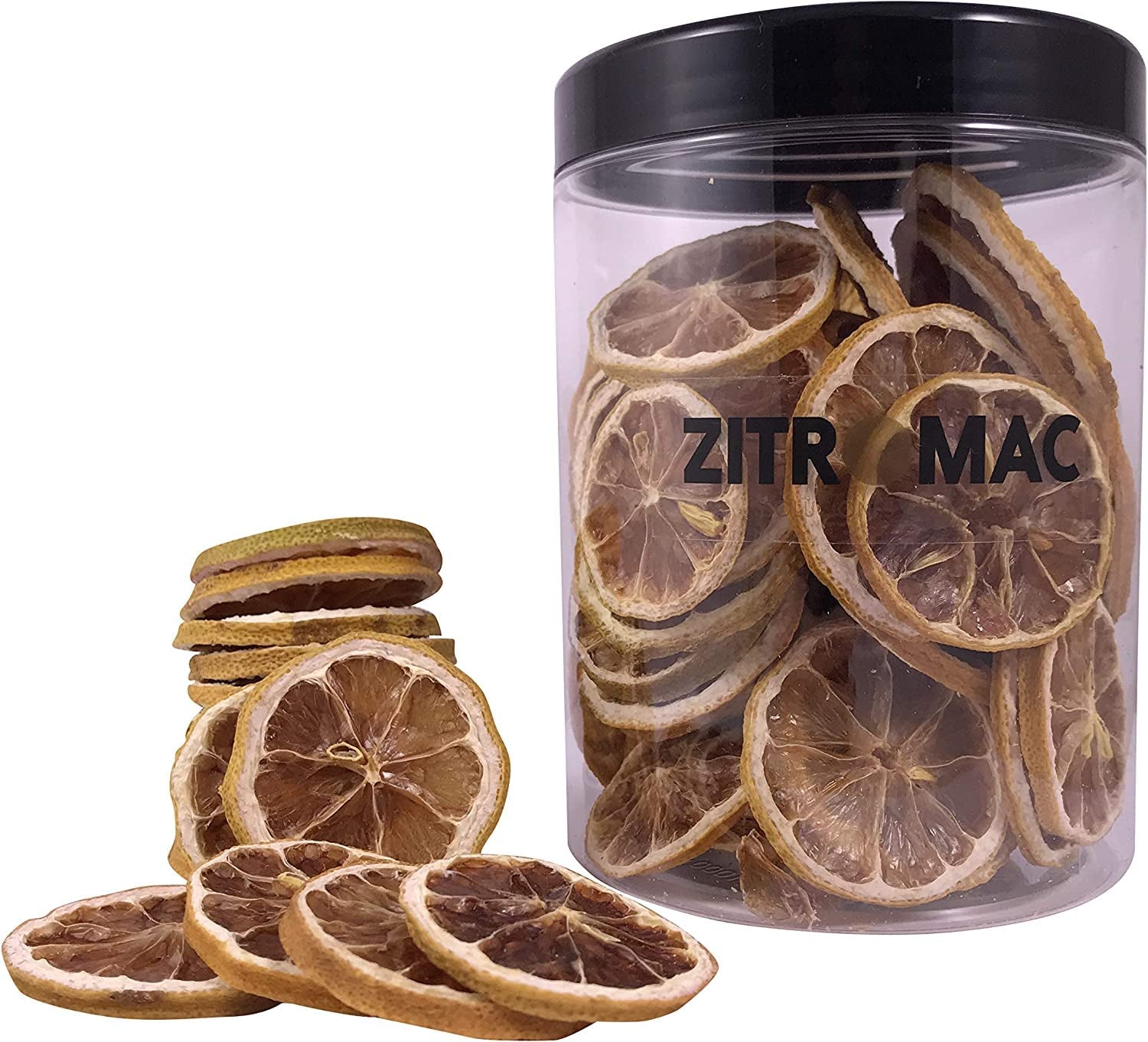 45 g torkade citronskivor, torkade fruktskivor för cocktails, torkade citroner till juldekoration, glögg, te, bakning|100 % naturliga torkade citroner Torkade produkter Naty Shop 90G