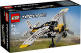 LEGO Technic Propeller Flygplan Byggleksak för barn Present för pojkar och flickor 8 år gamla 4-cylindrig kolvmotor Roterande propeller Flygplan modell 42198 Byggset Besuche den LEGO-Store
