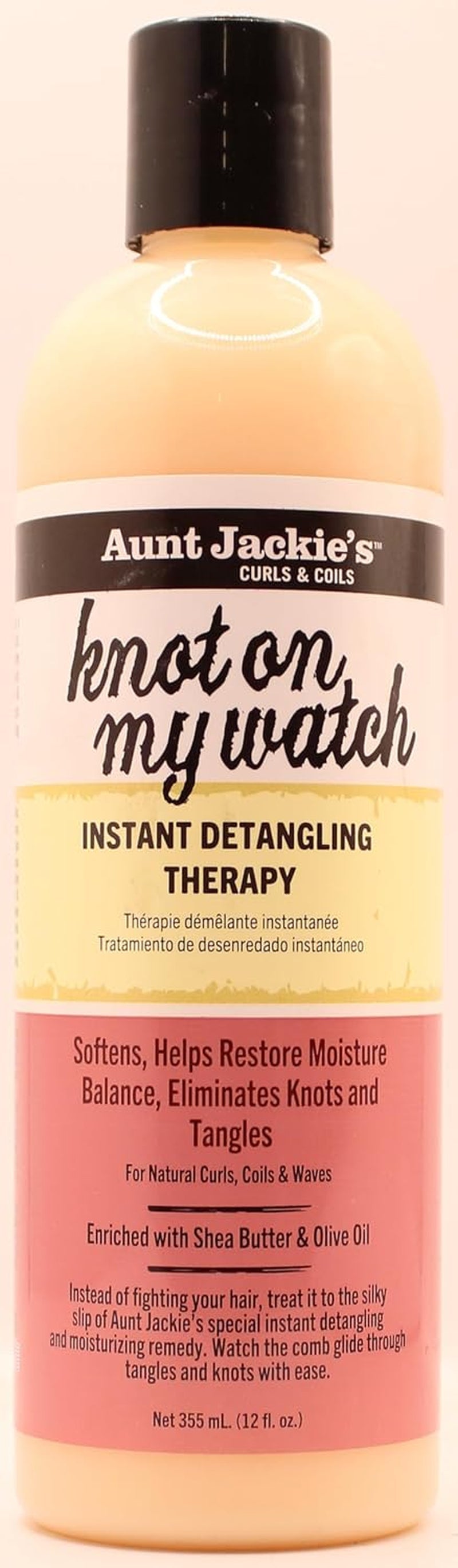 Knot On My Watch Instant Detangling Therapy 355ml (2-pack) av moster Jackie Fler verktyg Detangling-produkter Naty Shop Standardtitel