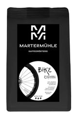 Espressobönor Martermühle Bike 500g Stark | Arabica/Robusta | Smaker: macadamianötter, mjölkchoklad | Lättrostade hela espressobönor, låg syra