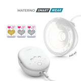 Nuvita Materno Smart Wear 1287W - Hands-free bärbar elektrisk bröstpump - 3-fas teknologi, anpassningsbar, portabel, dubbel bröstpump konverteringssats tillgängligt Tillbehör Mat och amning Bebe Naty Shop