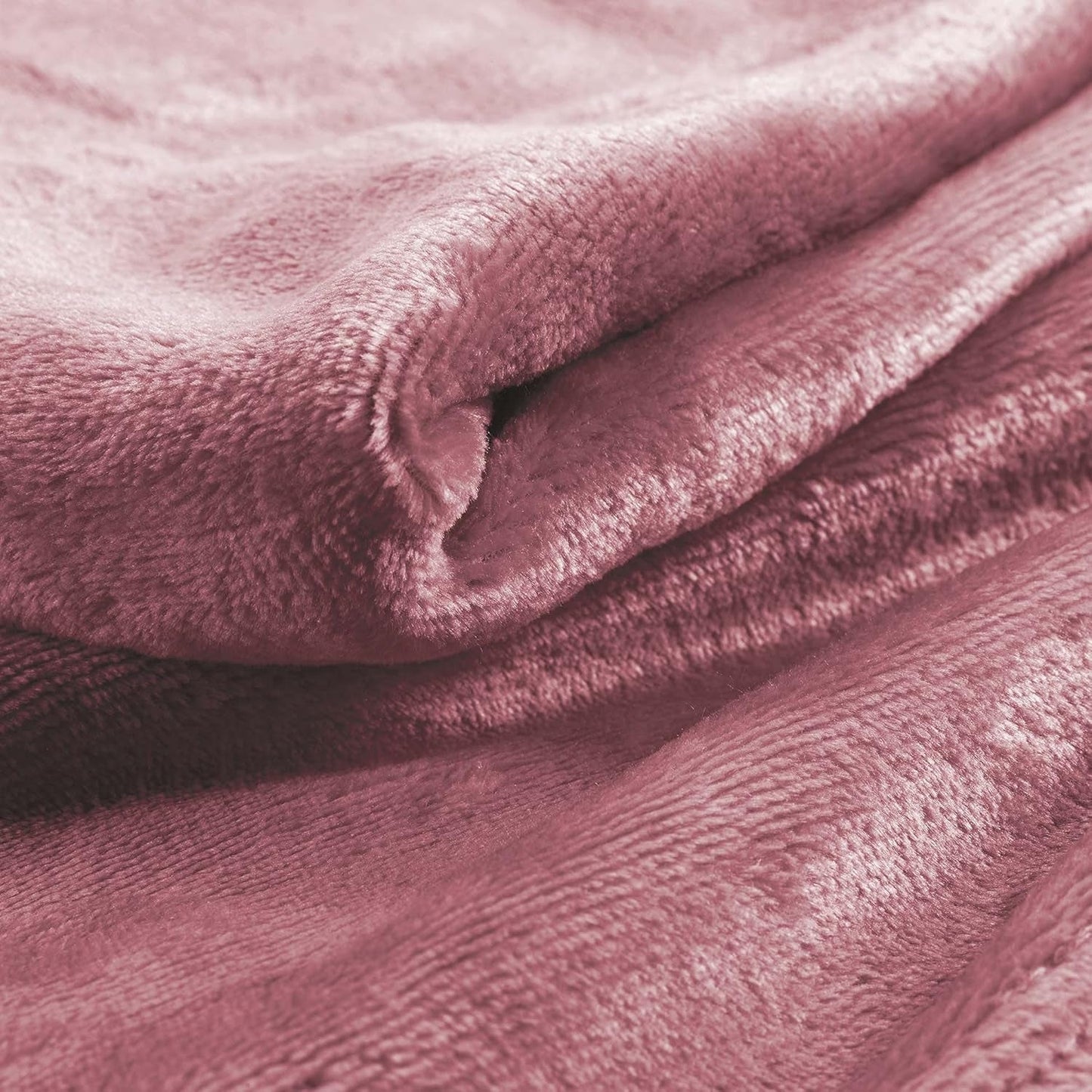 Douceur D'Intérieur, Flanellfilt, 125 X 150 Cm, Rosa, Flanell Täcken och täcken Naty Shop