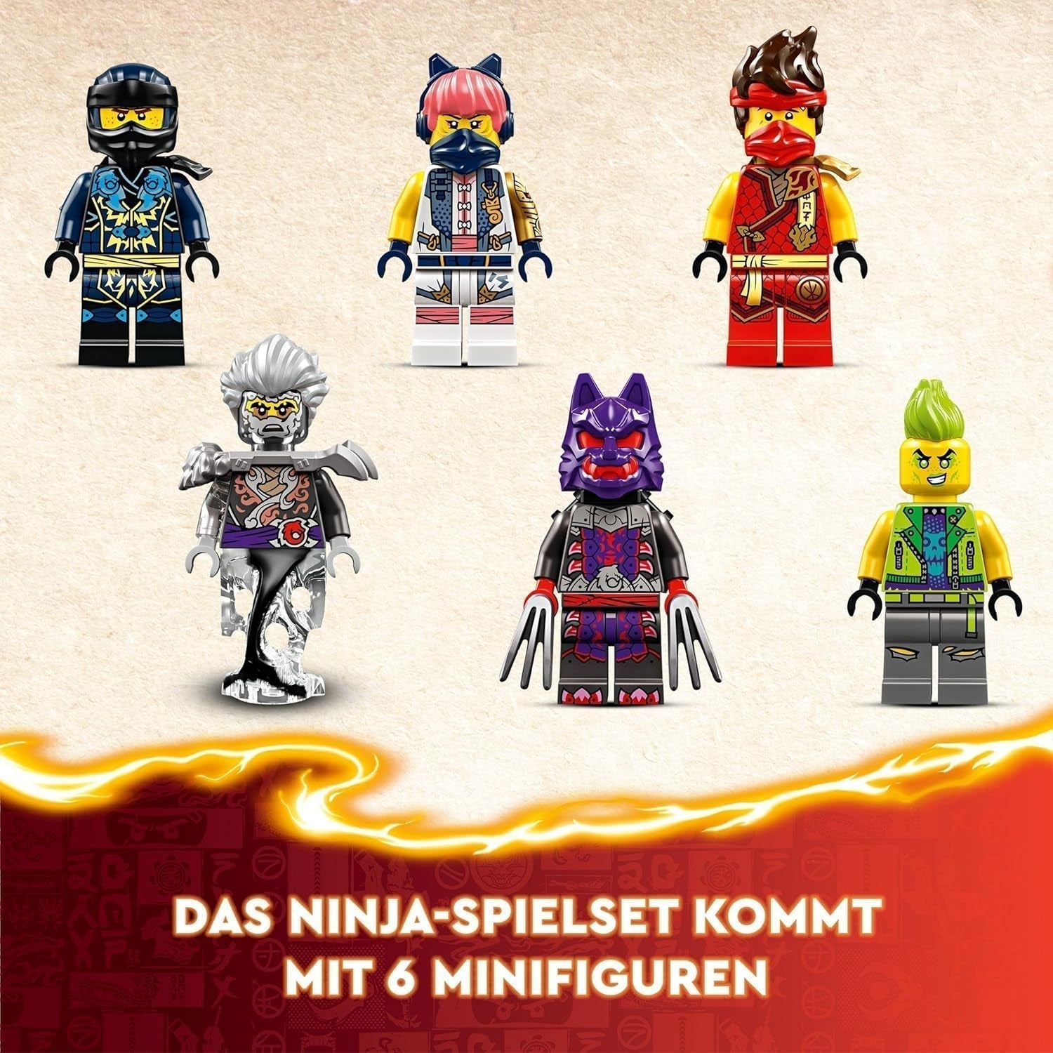 LEGO NINJAGO Tournament Arena Äventyrsleksak för barn Ninja lekset med 6 minifigurer Samling Byggset Födelsedagspresent för 7 år gamla pojkar och flickor 71818 Byggset Besuche den LEGO-Store