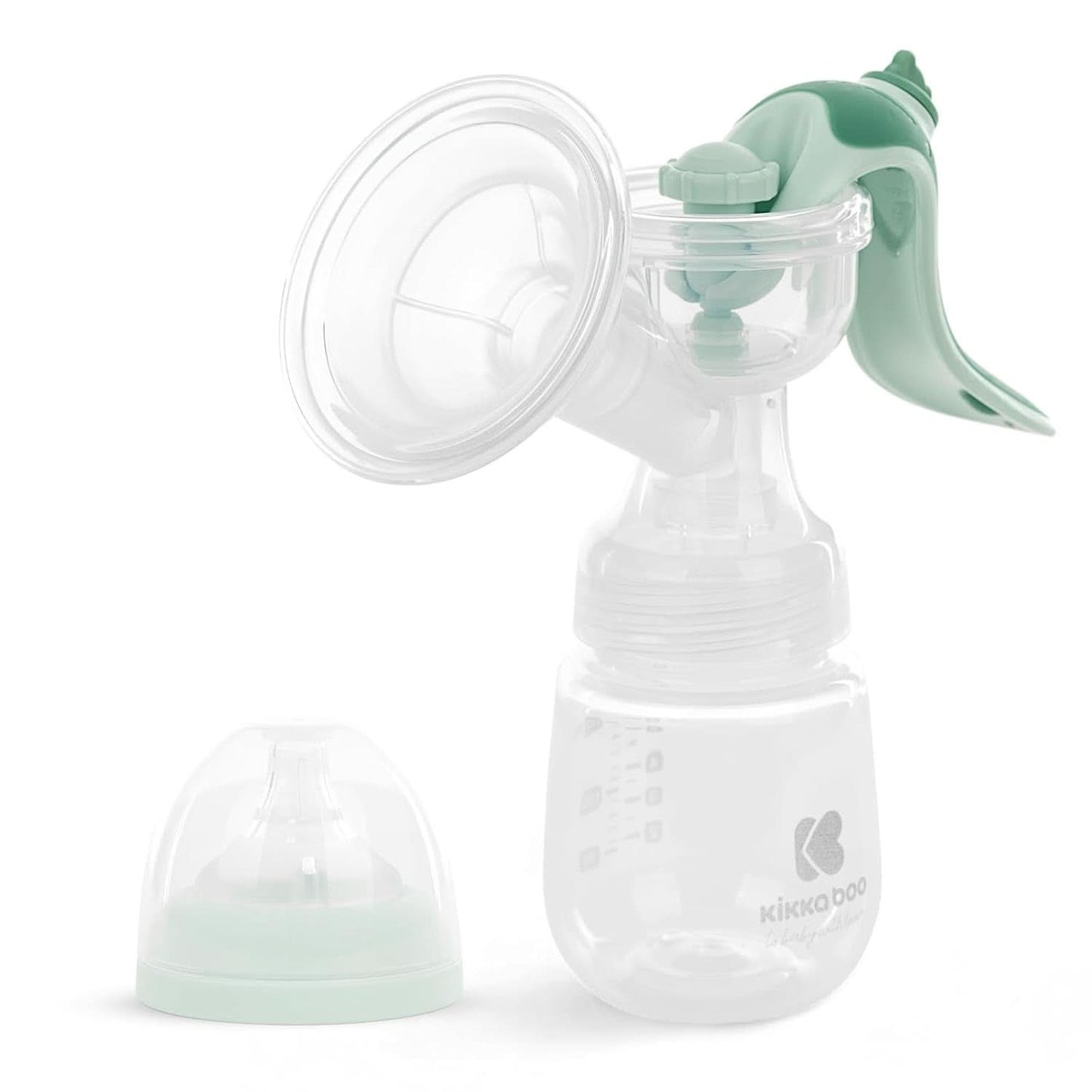 Kikkaboo ELSIE bröstpump, manuell med 2 lägen, justerbar sugkraft, mjuk silikonkopp Tillbehör Mat och amning Bebe Naty Shop
