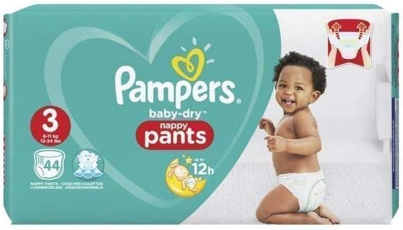 Pampers Baby-Dry blöjor, storlek 8, 43 blöjor, från 19 kg, Jumbo+ förpackning
