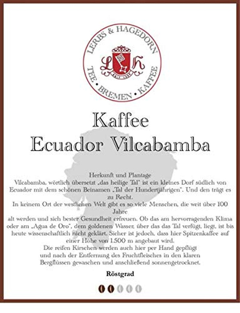 Kaffe Vilcabamba Ecuador 1 kg