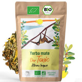 ORIGEENS BIO YERBA MATE MED CITRON OCH INGEFÄRA 200 G - Det energigivande teet I Ekologiskt Yerba Mate-te, orostat, blad, utan stjälkar och damm