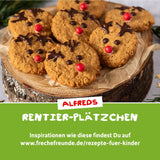 FRECHE FREUNDE Ekologisk pressbar fruktpåse med äpplen, jordgubbar, rödbetor och morot, frukt- och grönsakspuré i en pressbar påse för spädbarn från 6 månader, vegansk, 6-pack (6 x 100 g)
