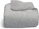 Foppapedretti Nacht&Natura täcke för dubbelsäng 2P; pearl wave, 100 % bomullsöverdrag, Made in Italy Täcken och täcken Naty Shop Standardtitel
