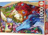Educa - Pussel med 1000 bitar för vuxna | Sant Jordi, Lily Brick. Mått: 68 X 48 cm. Inkluderar Fixpuzzle pussellim. I 14 år (19926) Puzzle Naty Shop