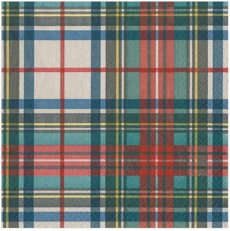 Klänning Stewart Tartan Cocktail Pappersservetter 20 per förpackning