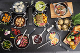 RÖSLE SILENCE PRO pannkakspanna, premium reptålig Proresist non-stick beläggning, 18/10 rostfritt stål, lämplig för induktionsgrytor och kastruller Naty Shop