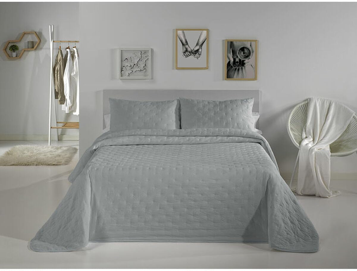 Pierre Cardin 1 Bouti Dots - Säng 90 Cm - Färg Grå C5 Täcken och täcken Naty Shop Grå, C5 Säng 105 Cm