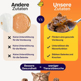 The Better Cat - Spannmålsfri våtfoder med extra hög kötthalt - Premium spannmålsfri och sockerfri kattmat (200g, kyckling)