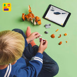 LEGO Jurassic World Little Eatie: T.Rex Byggleksak för pojkar och flickor 7 år gammal dinosauriebyggsats Presentmodell för barn med rörlig mun, huvud och svans 76967 Byggset Besuche den LEGO-Store