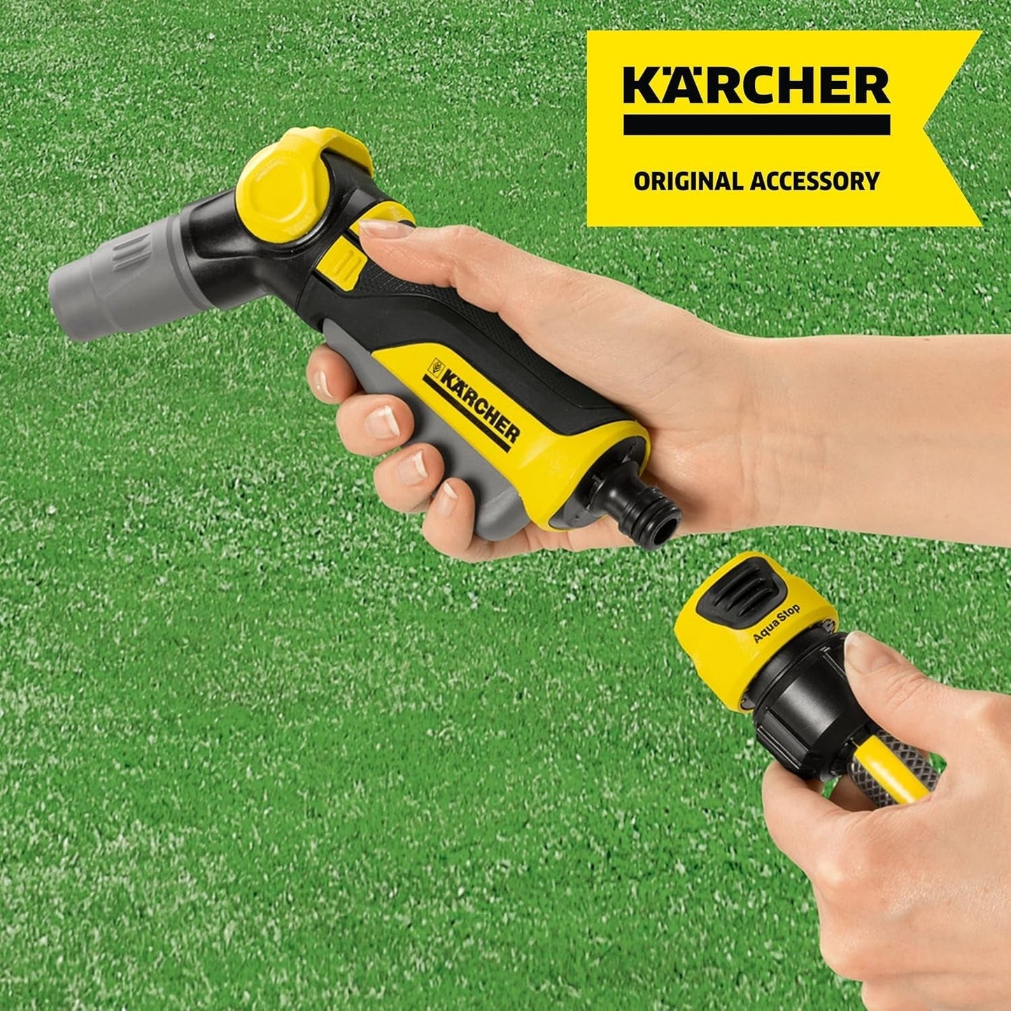 Kärcher slangkoppling 2.645-194.0 (Universal Plus, med Aqua Stop) svart, liten