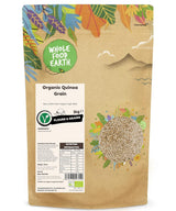 Wholefood Earth Organic Quinoa Grains – 2kg | Grym | Icke-GMO | Vegan | Rik på fibrer | Certifierad ekologisk