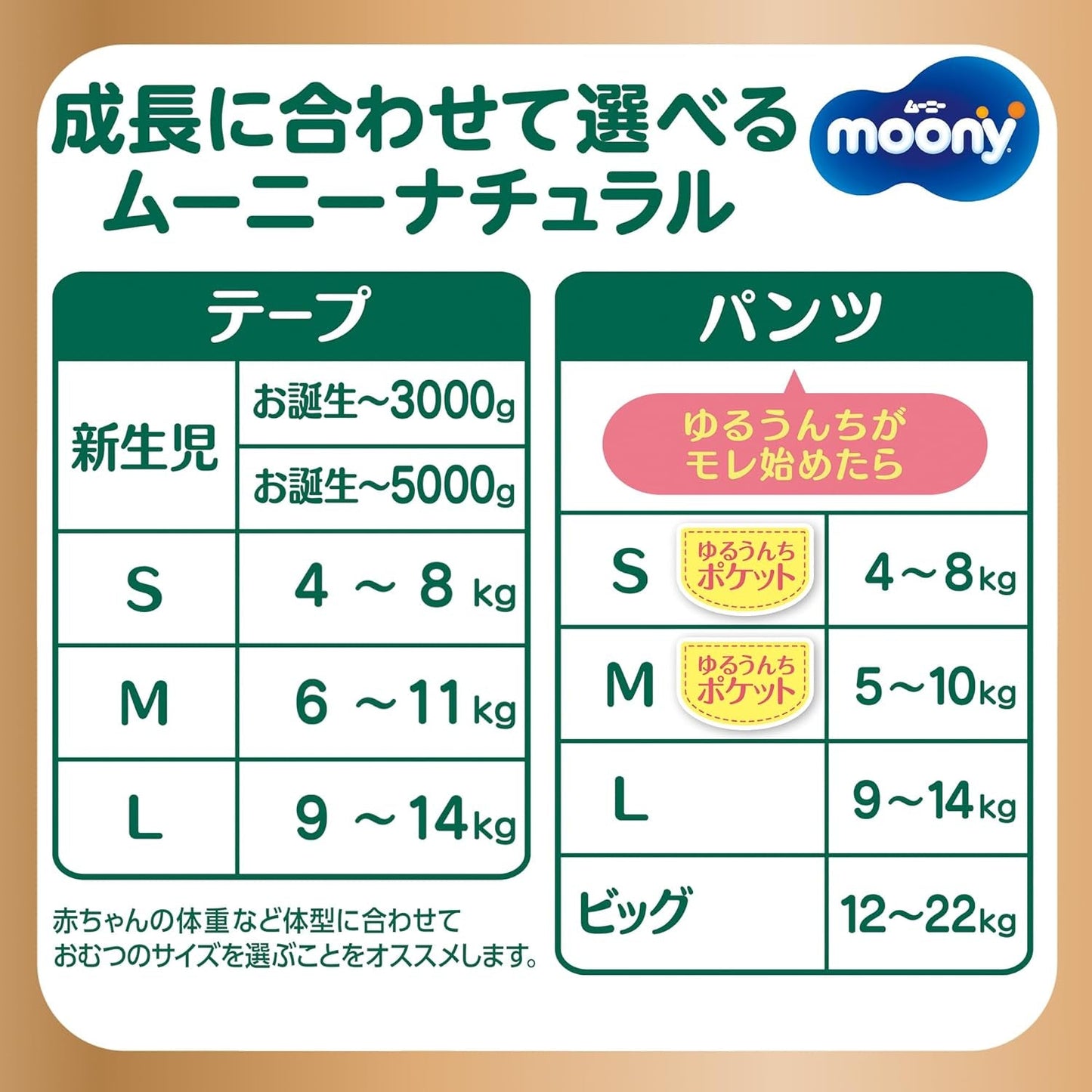 Japanska blöjor Natural M (6-11 kg) // Japanska blöjor Natural M (6-11 kg)