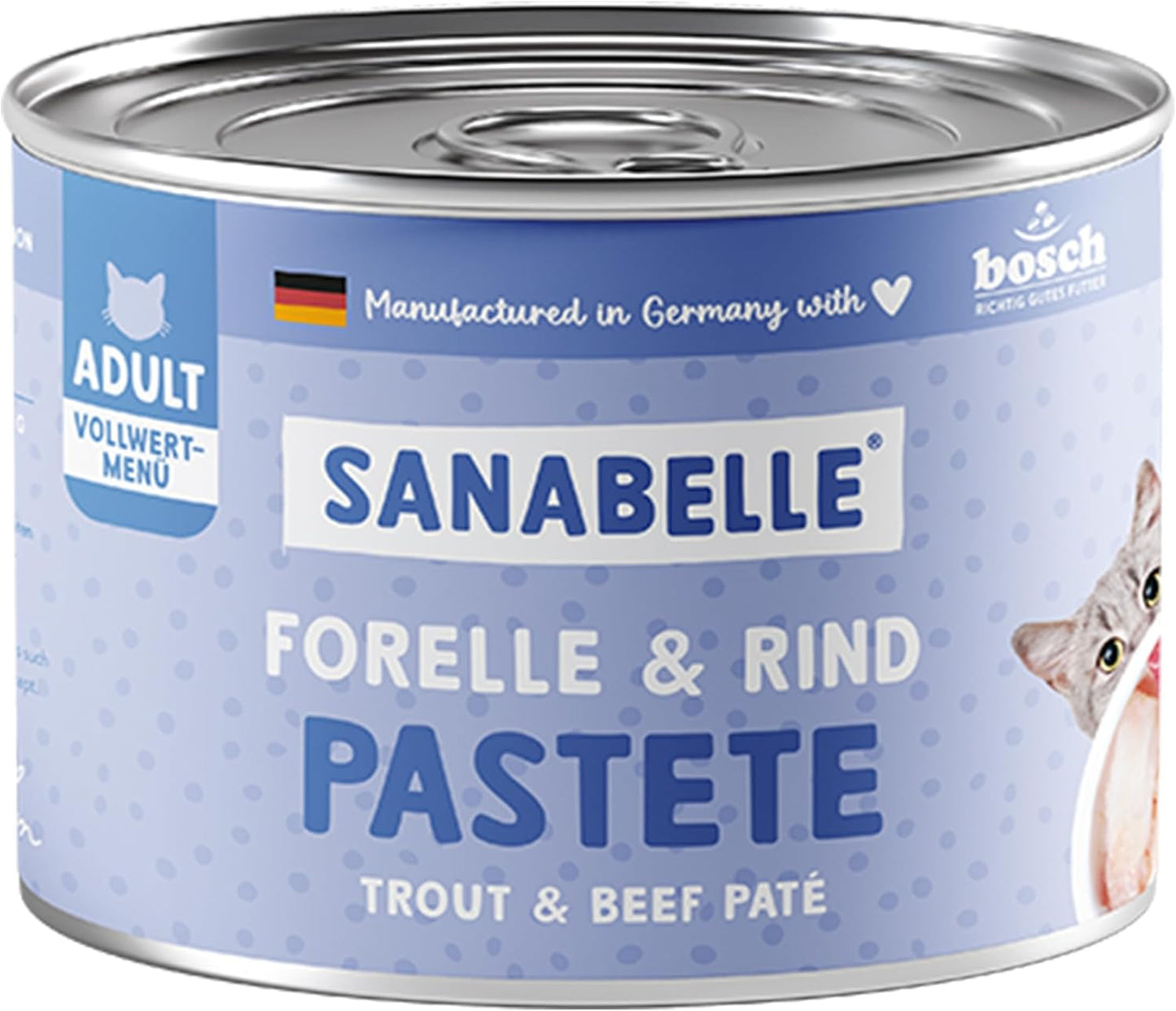 Sanabelle öring och nötkött våtfoder Belöningar | 6 x 195g | 1,17 kg