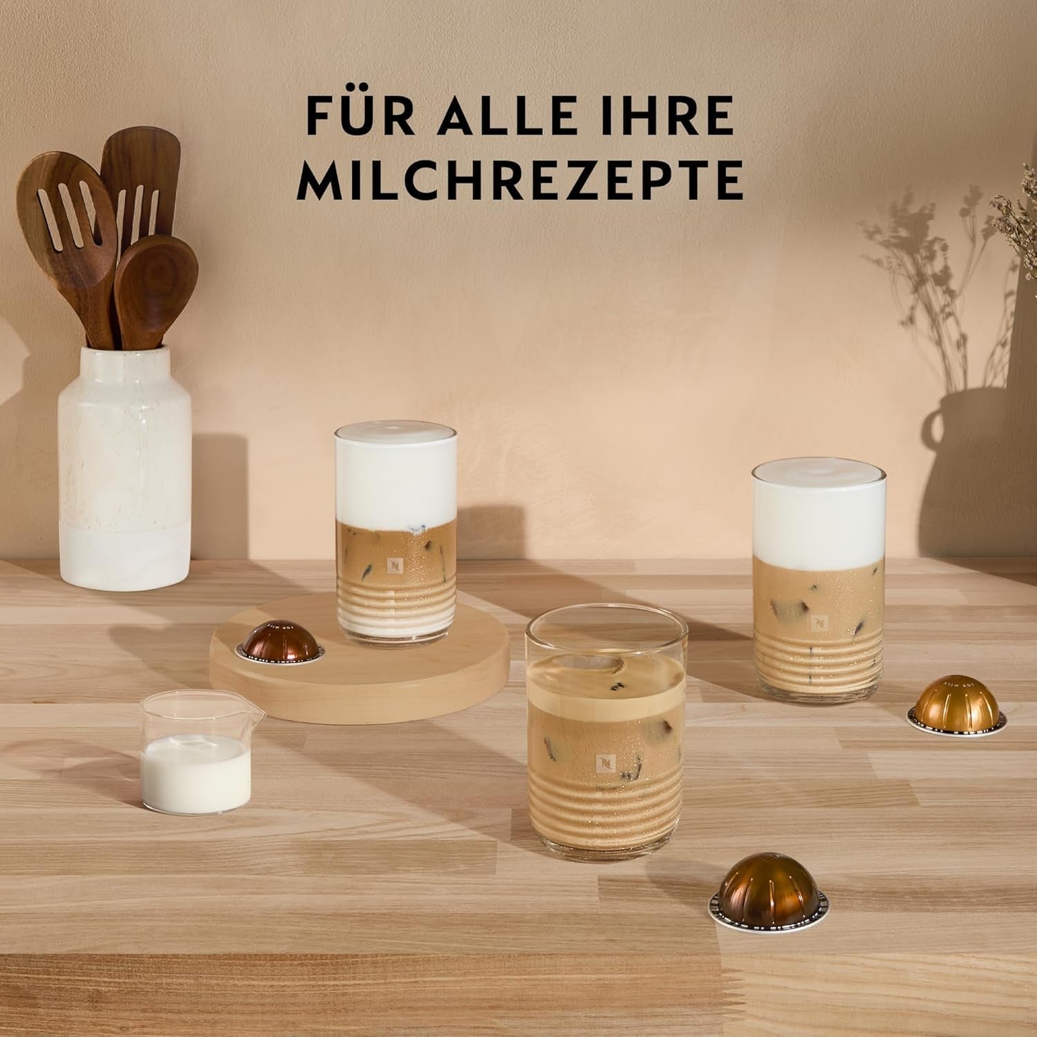 Espressomaskin med Nespresso Krups Vertuo Pop-kapslar, kapacitet: 560 ml, automatisk kapseligenkänning, one-touch-system, 4 koppstorlekar, förkortad uppvärmningstid, hållbar, Aqua Mint, XN9204