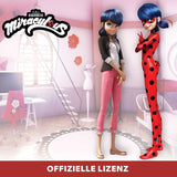 BANDAI - Miraculous Ladybug - Marinette och Ladybug Fashion Doll - 26 cm ledad docka med 2 outfits - Miraculous Toy artikulerad docka - Leksak för åldrarna 4 och uppåt - P50355
