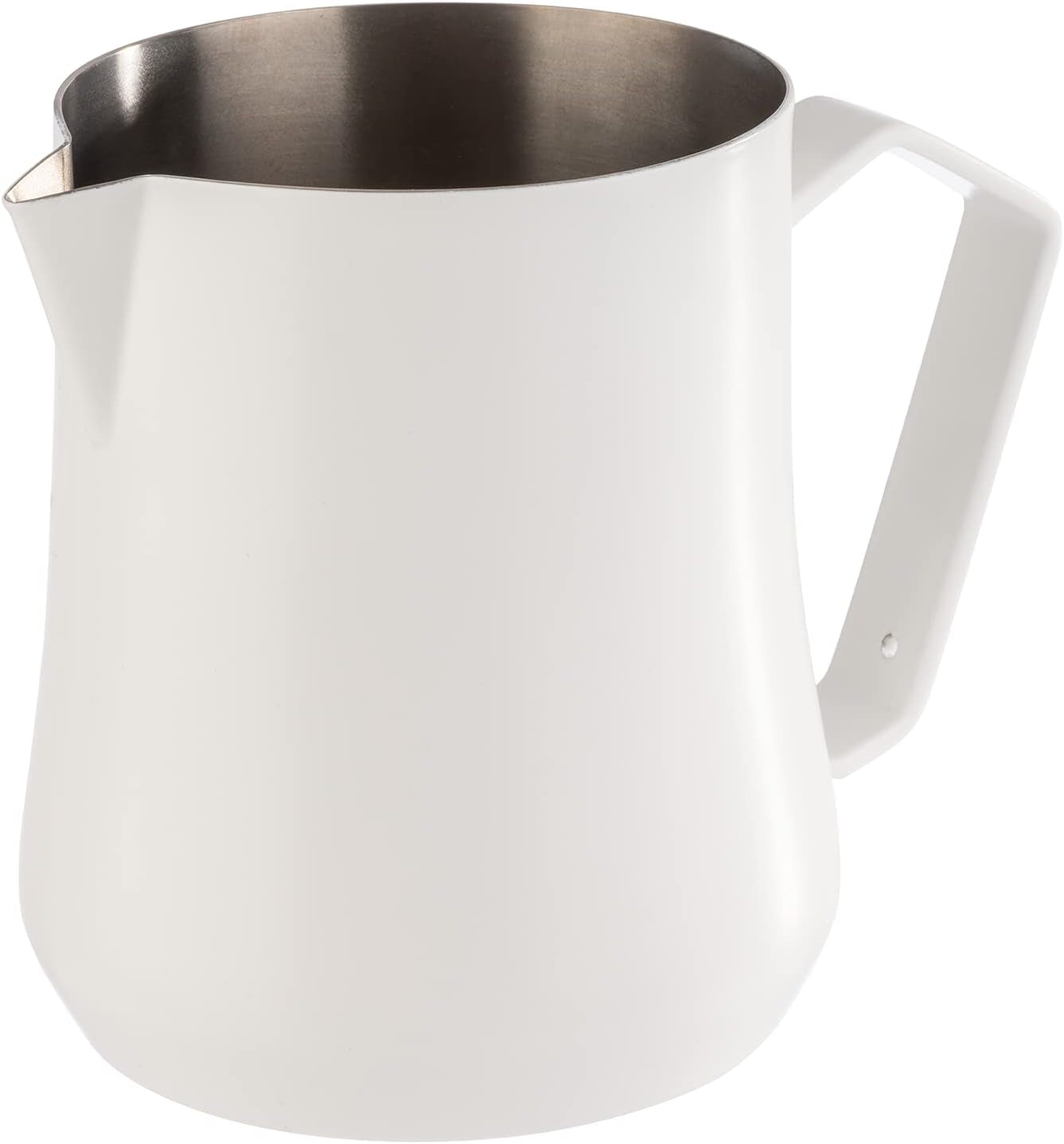 APS 10361 Universal mjölkmugg, rostfritt stål, elektrostatiskt målad vit, 0,5 liter