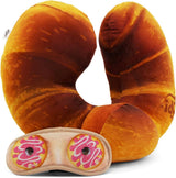Orange Croissant nackkudde och sovmask Resekuddar Naty Shop Standardtitel