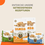 IAMS Delights Land Collection Spannmålsfritt våtmat för katter - Köttsortspaket Multipack Spannmålsfritt våtfoder för katter 1 år och över 12 x 85g