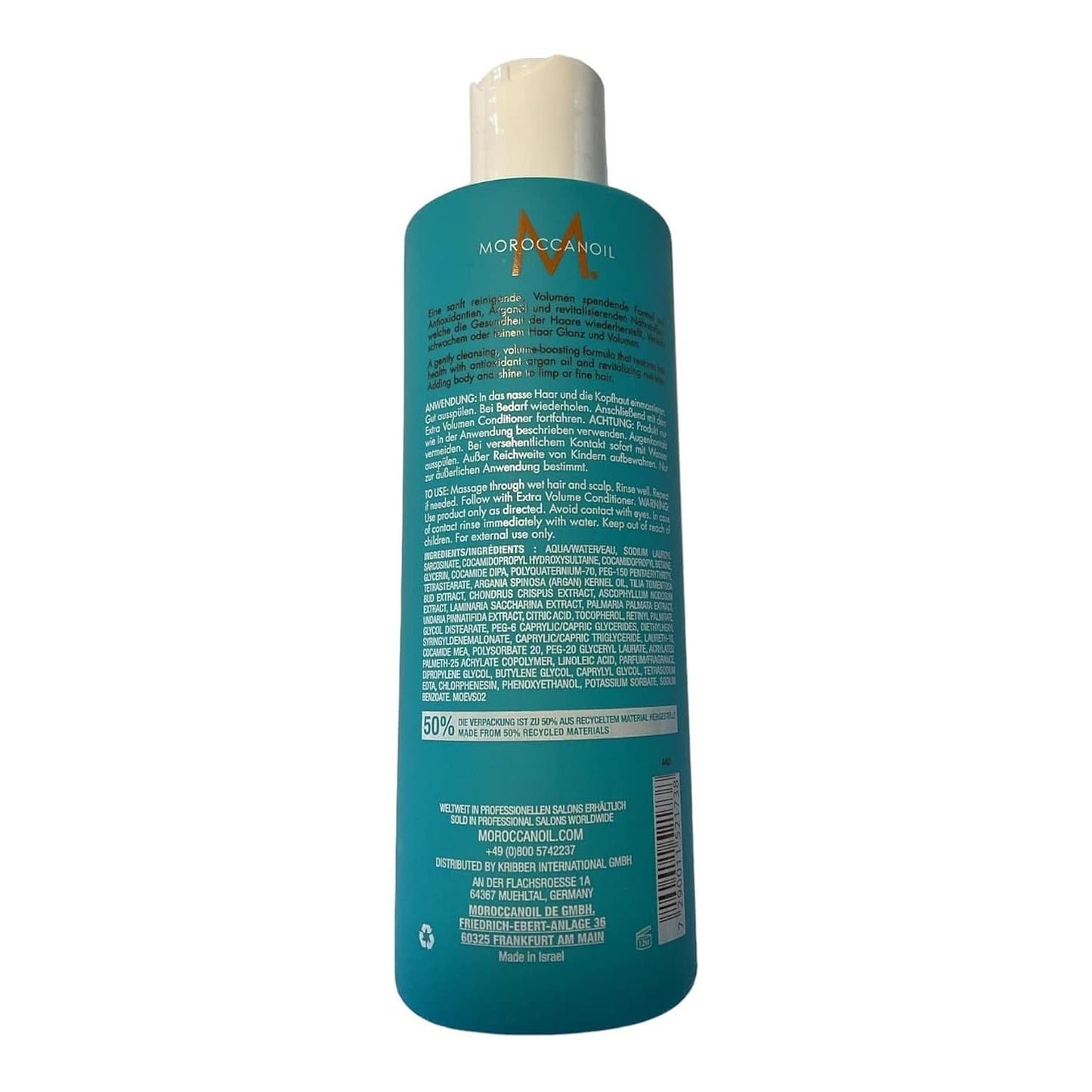 Moroccanoil, Extra Volume Shampoo, 250ml Naty Shop Dusch och badkar