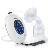NUK Nature Sense dubbel elektrisk bröstpump | Med batteri, LCD display 2X behållare för bröstmjölk på 150 ml Tillbehör Mat och Amning Bebe Naty Shop Bröstpump
