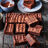 Mix Für Fudge Brownie: Einfach Zu Berübenender, Extrem Fudgy Brownie Mit Richem Schokoladengeschmack, Halal. 500 G. Blandning för bakning och matlagning Naty Shop
