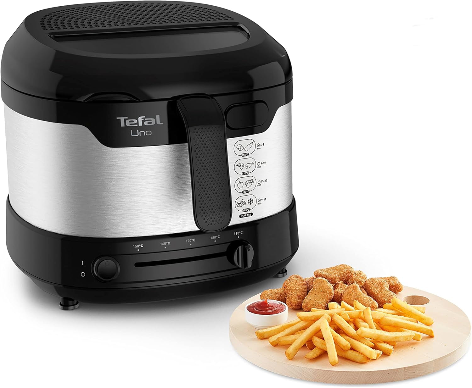 Fritös Tefal Uno M FF215D, 1470 Watt, kapacitet: 1 kg Vitvaror Naty Shop Standardtitel