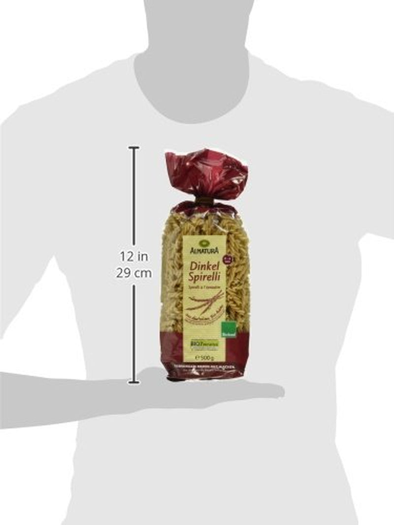 Ekologiska dinkelspiraler, 500g (förpackningen kan variera)