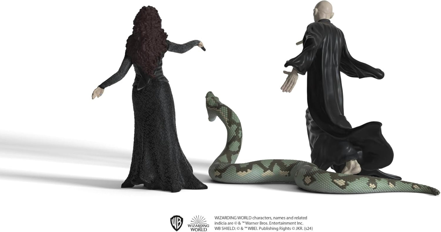 Schleich 42684 Lord Voldemort, Nagini & Bellatrix Lestrange, Från 6 år, HARRY POTTER - lekfigur, 21 X 16 X 18 cm Actionfigurer Naty Shop