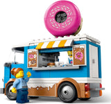LEGO City Donut Truck - Leksaksmatbil med 2 polisminifigurer - Byggleksak för pojkar och flickor i åldern 5+ - Födelsedags- och semesterpresentidé 60452 Byggset Besuche den LEGO-Store