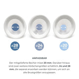 Nuvita Effektiv dubbelpumpsats för Materno Smart X - 1287KDX | Komplett uppsättning tillbehör, anti-kolikflaska godkänd av Aio Accesorii Hrana si Alattare Bebe Naty Shop