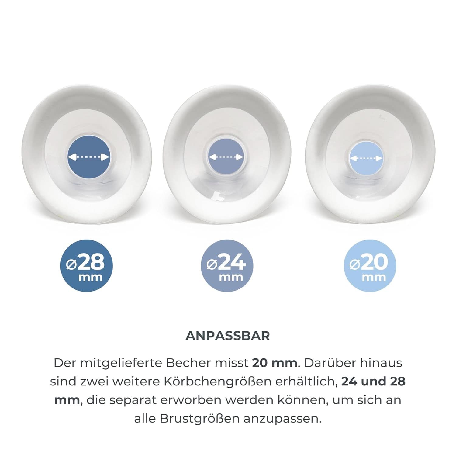 Nuvita Effektiv dubbelpumpsats för Materno Smart X - 1287KDX | Komplett uppsättning tillbehör, anti-kolikflaska godkänd av Aio Accesorii Hrana si Alattare Bebe Naty Shop