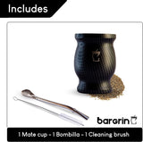 Mate Tea Set - Mate Mugg - Mate and Bombilla Set - Tekoppar - Double Wall Design Mate Mugg - Yerba Mate Mugg Set
