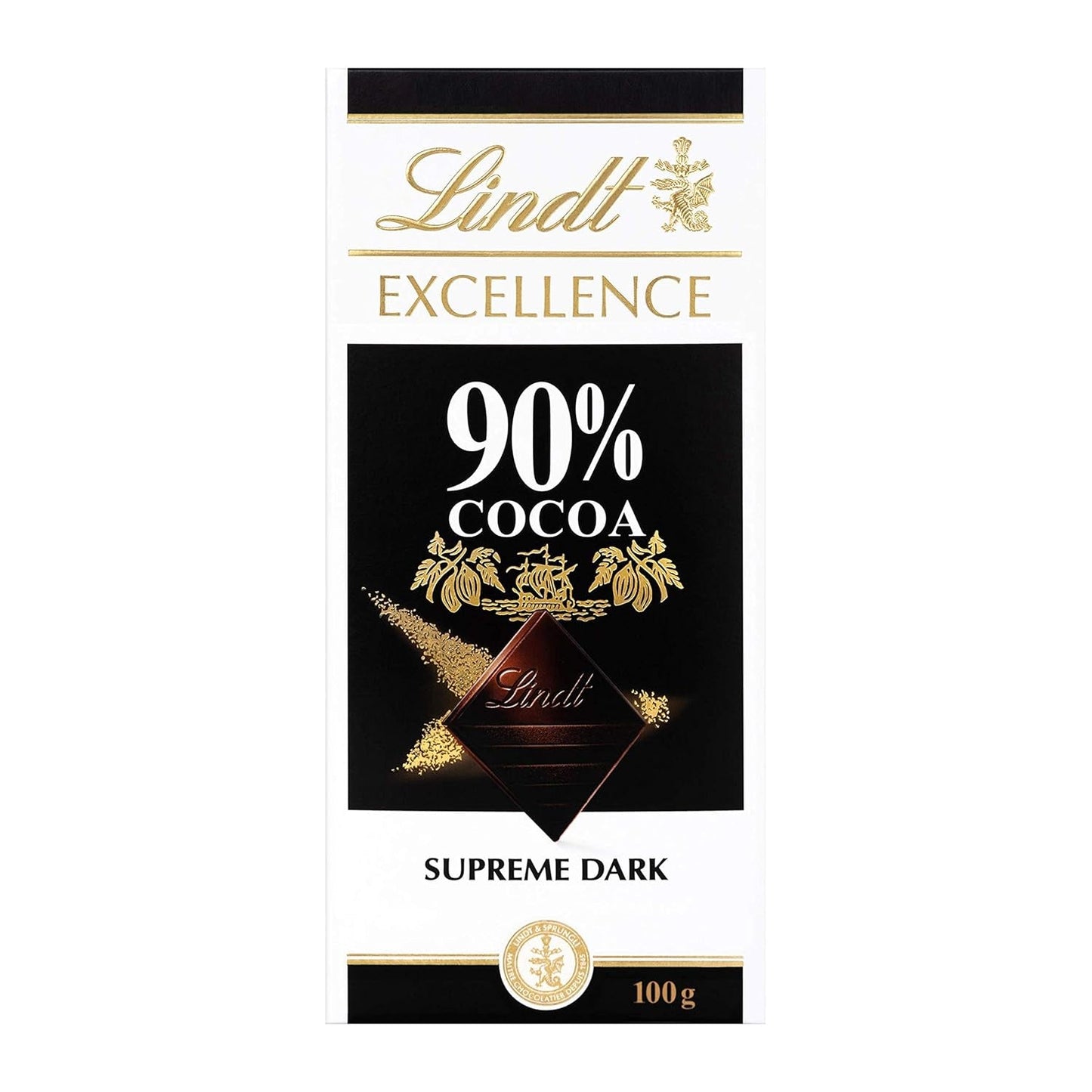 Lindt Choklad | Bar EXCELLENS 85 % kakao | 100g | Extra mörk choklad | Vegansk chokladkaka