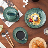 Vancasso Kaffeservice i stengods STARRY 12-delat kaffeset för 4 Inkluderar kaffekoppar och fat Vintage Look